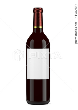 Wine Bottle - Stock Illustration [61582865] - PIXTA