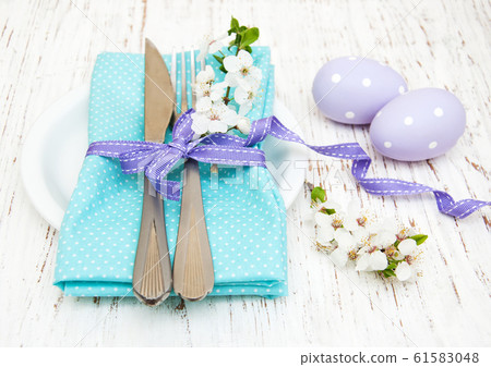easter table setting easter table setting 61583048