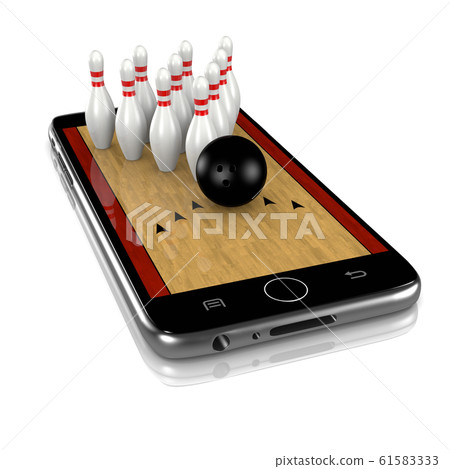 Bowling on Smartphone, Sports App 61583333