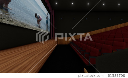 Cinema No People Screen Family Sea Illustration 17 61583708