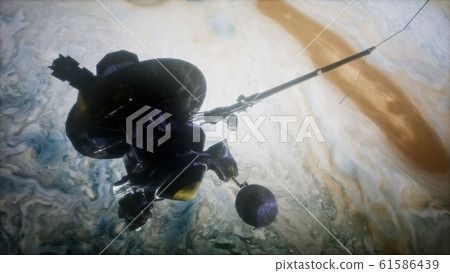 Galileo spacecraft orbiting Jupiter Galileo spacecraft orbiting Jupiter 61586439