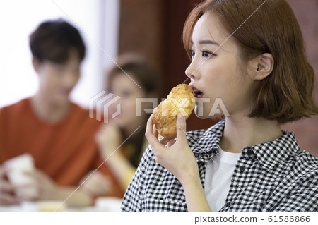 女人的生活方式別緻的休閒咖啡廳 61586866