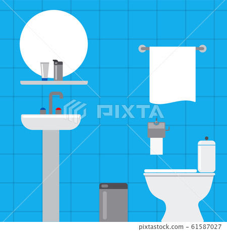 toilet room toilet room 61587027