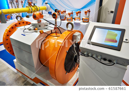 Ultrasonic gas flow meter with control panel 61587661