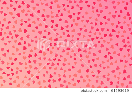 Valentines heart rain background illustration Valentines heart rain background illustration 61593619