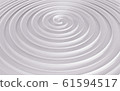White wavy background color splash, elegant classy design. 3d render 61594517
