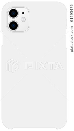 Smartphone case template illustration (white) / iPhone 11 Smartphone case template illustration (white) / iPhone 11 61595476