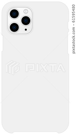 智能手機保護殼模板圖(白色)/ iPhone 11pro 智能手機保護殼模板圖(白色)/ iPhone 11pro 61595480