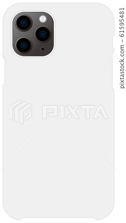 智能手機保護殼模板圖(白色)/ iPhone 11pro 智能手機保護殼模板圖(白色)/ iPhone 11pro 61595481