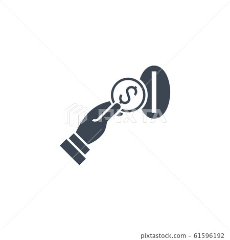 Payment related vector glyph icon. Payment related vector glyph icon. 61596192