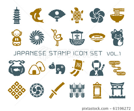 手繪日本圖標素材第1集 61596272