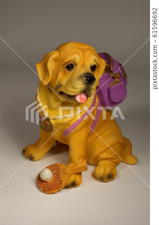 Dog with knapsack Dog with knapsack 61596692