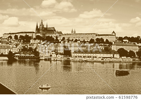 Cityscape of Prague - Czech Republic - travel and Cityscape of Prague - Czech Republic - travel and 61598776