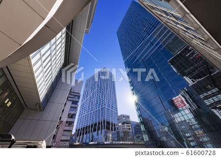 城市景觀東京澀谷再開發區的高層建築 城市景觀東京澀谷再開發區的高層建築 61600728