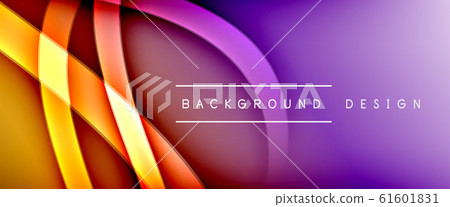 Dynamic trendy fluid color gradient abstract background with flowing wave lines. Vector Illustration Dynamic trendy fluid color gradient abstract background with flowing wave lines. Vector Illustration 61601831