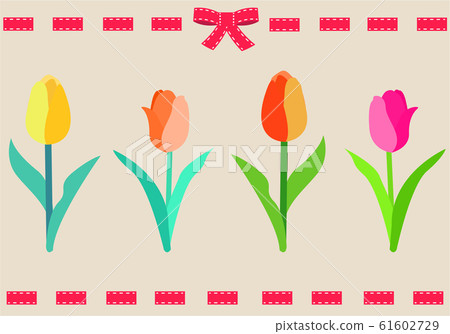 Tulip flower illustration Tulip flower illustration 61602729