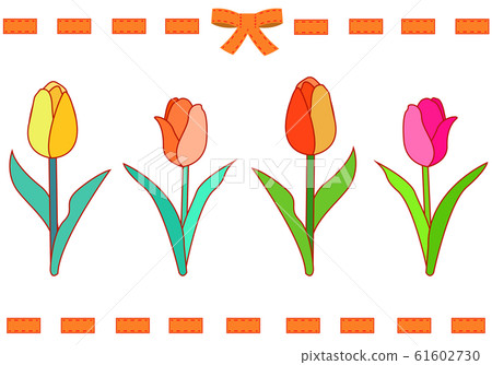 Tulip flower illustration Tulip flower illustration 61602730