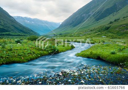 Amazing landscape with river 61603766
