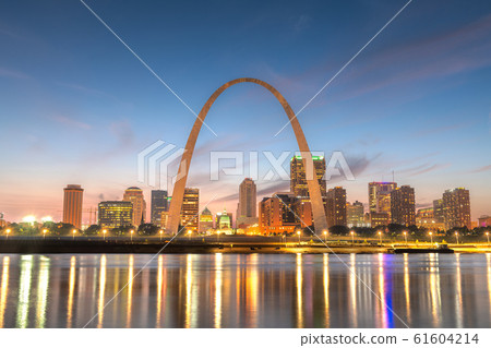 St. Louis, Missouri, USA Downtown Cityscape St. Louis, Missouri, USA Downtown Cityscape 61604214