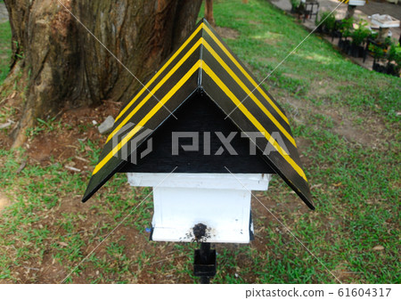 Man made home or nest for sting less bee or local tongue call kelulut Man made home or nest for sting less bee or local tongue call kelulut 61604317