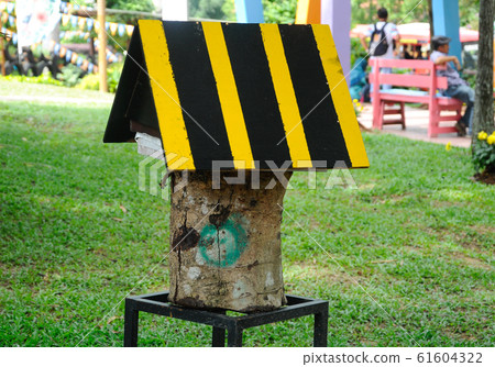 Man made home or nest for sting less bee or local tongue call kelulut Man made home or nest for sting less bee or local tongue call kelulut 61604322
