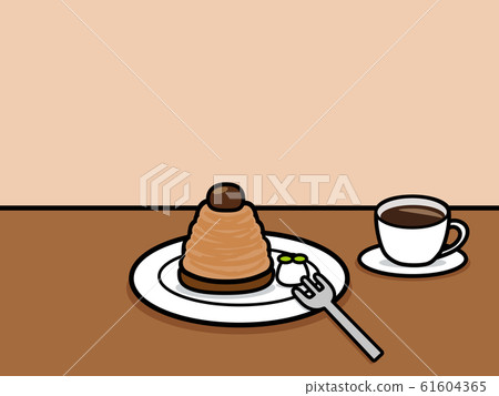 Cafe Time Mont Blanc (cake set) 61604365