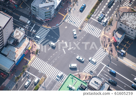 tokyo, intersection, street 61605259