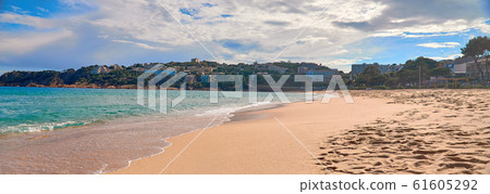 Fully equipped modern Spanish city beach Platja d'Aro, Girona, Spain Fully equipped modern Spanish city beach Platja d'Aro, Girona, Spain 61605292