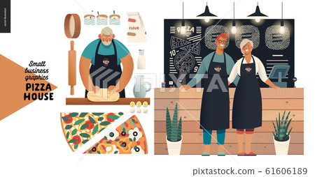 Pizza house - small business graphics - baker and Pizza house - small business graphics - baker and 61606189