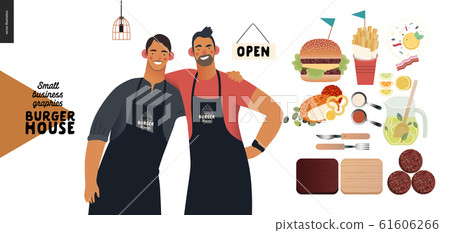 Burger house - small business graphics - owners 61606266
