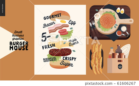 Burger house - small business graphics - 61606267