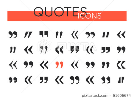 Quotes collection - set of vector web elements Quotes collection - set of vector web elements 61606674