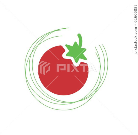 red tomato or cherry icon red tomato or cherry icon 61606885