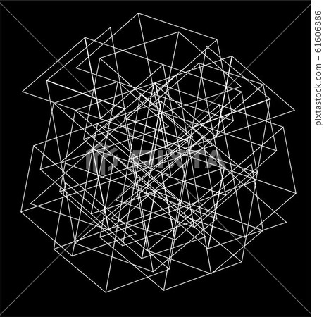 triangle hexagonal network connection shape for 61606886