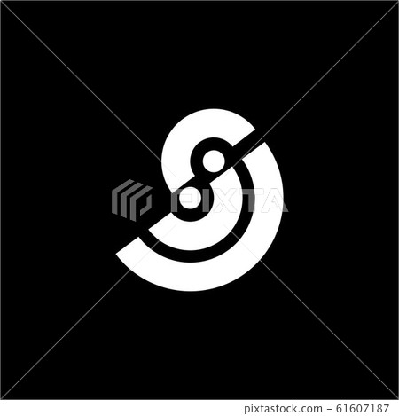 simple SC, SOC, SCC, CCC initials geometric line 61607187