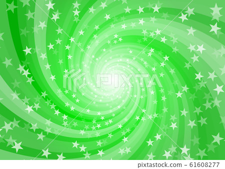 Star and spiral 2 green Star and spiral 2 green 61608277
