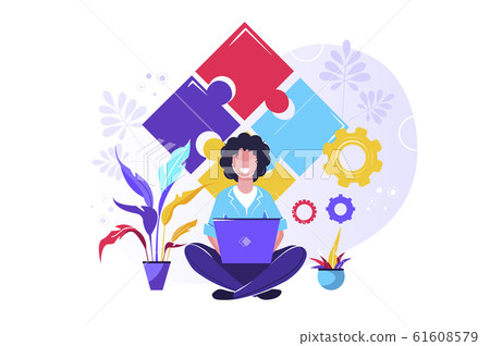 Business concept. Team metaphor Business concept. Team metaphor 61608579