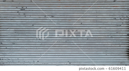 metal shutter background texture on store or shop metal shutter background texture on store or shop 61609411
