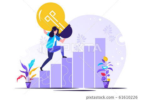 Vector illustration, search for solutions Vector illustration, search for solutions 61610226