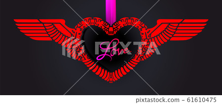 Heart for Valentines day Heart for Valentines day 61610475