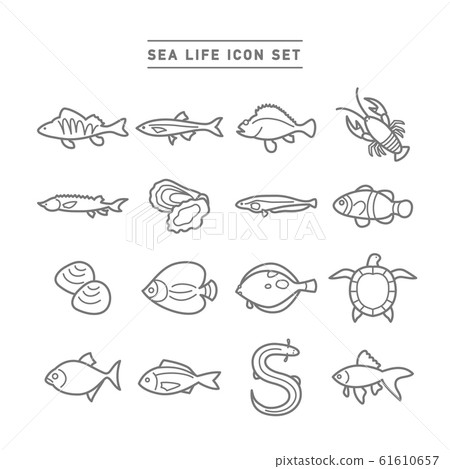 fish, fishes, fish and shellfish 61610657
