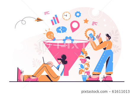 Vector illustration, digital marketing  61611013