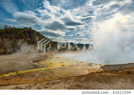 Yellowstone National Park in Wyoming Yellowstone National Park in Wyoming 61611504