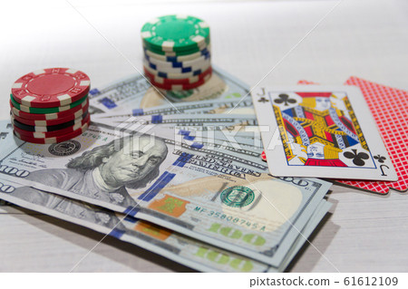 concept of luck making money with gambling 61612109