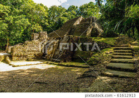 Lamanai archaeological reserve mayan Mast Temple 61612913
