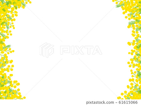 Mimosa hand painted frame sideways no characters 61615066