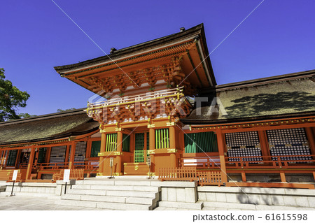 Usa Jingu Shrine Uemiya Minamichuromon Gate Usa City, Oita Prefecture Usa Jingu Shrine Uemiya Minamichuromon Gate Usa City, Oita Prefecture 61615598