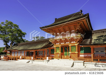 Usa Jingu Shrine Uemiya Minamichuromon Gate Usa City, Oita Prefecture Usa Jingu Shrine Uemiya Minamichuromon Gate Usa City, Oita Prefecture 61615606