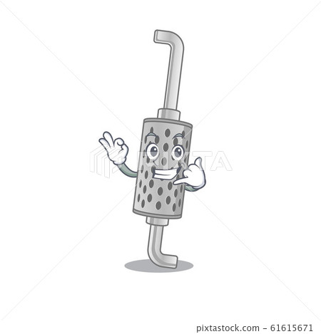 Call me funny exhaust pipe mascot picture style Call me funny exhaust pipe mascot picture style 61615671