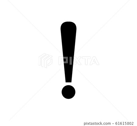exclamation mark icon 61615802